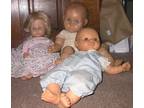 3 Vintage Baby Dolls Zapf & Pepo C1970's